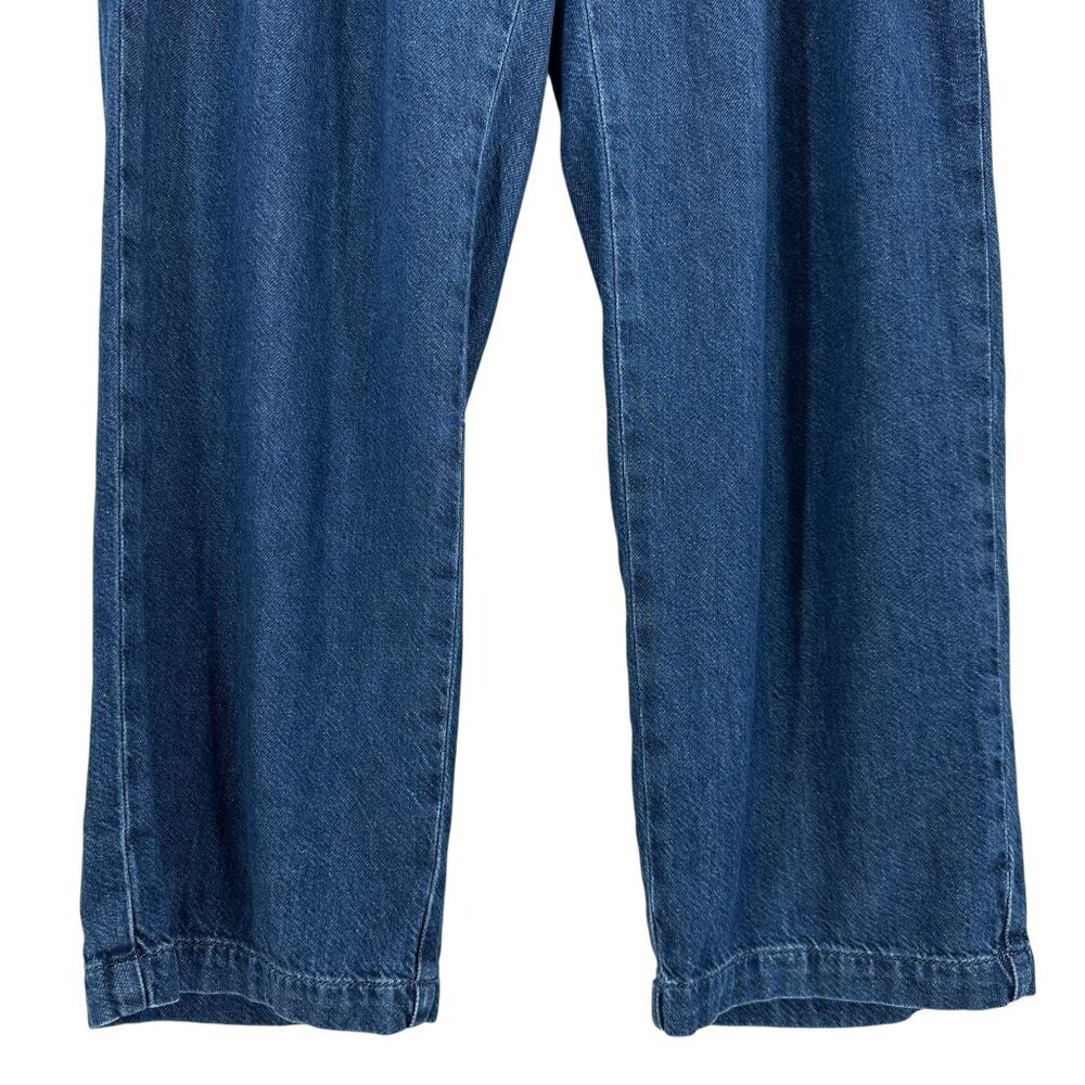 Anthropologie Pilcro Womens 29 Tall Jeans Mid Rise Pleated Trouser Jeans Crop - Picture 3 of 10